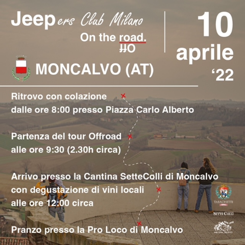 Jeepers Club Milano a Moncalvo