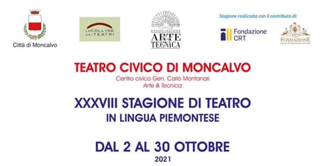 Moncalvo | Stagione di teatro in lingua piemontese - edizione 2021: "Duo parole e musica"