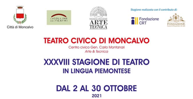 Moncalvo | Stagione di teatro in lingua piemontese - edizione 2021: "Carlin galin-a a part par l'Argentin-a"